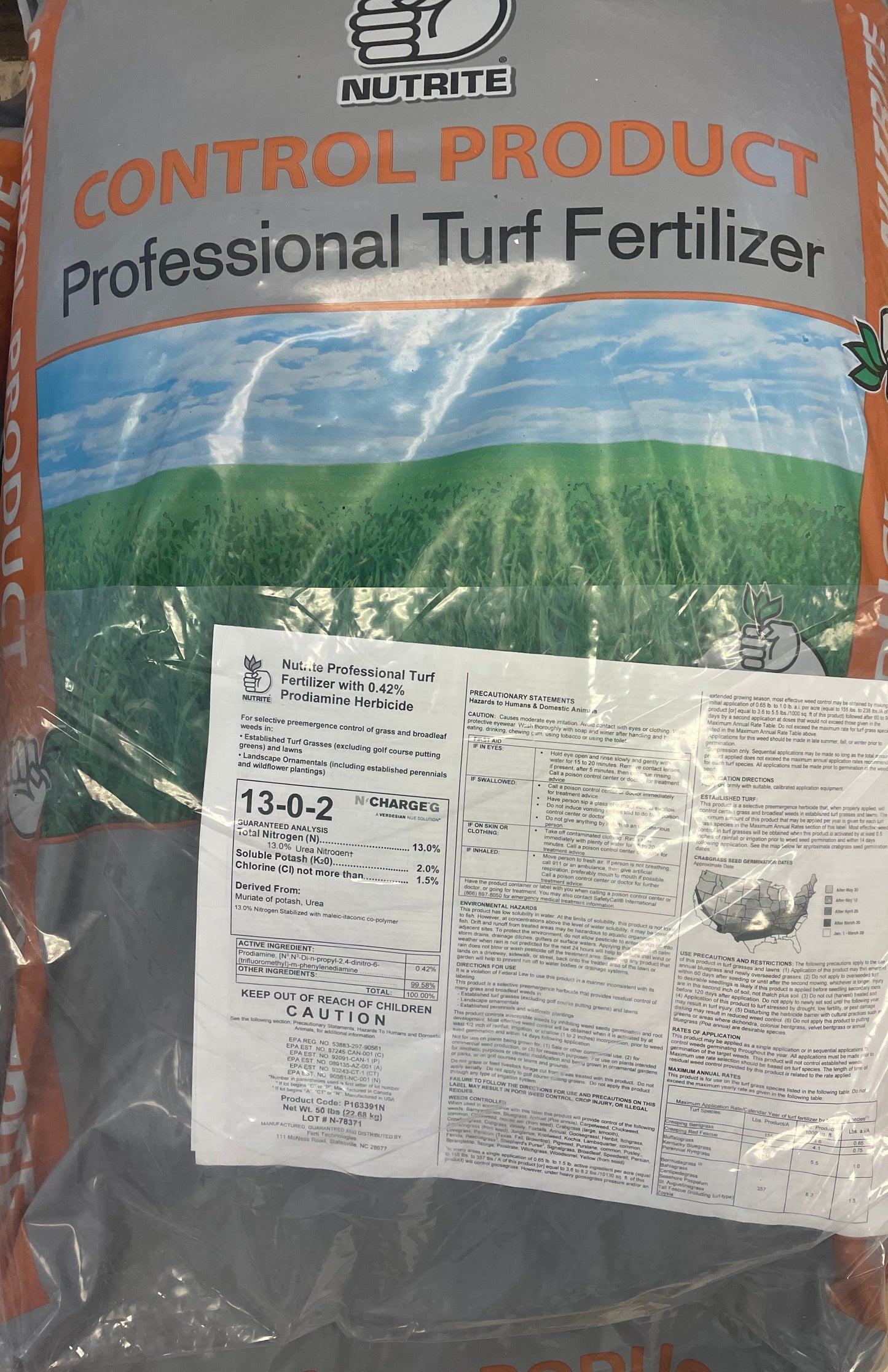 NCS tcs 13-0-2 Preemergent Fertilizer .42 Prodiamine